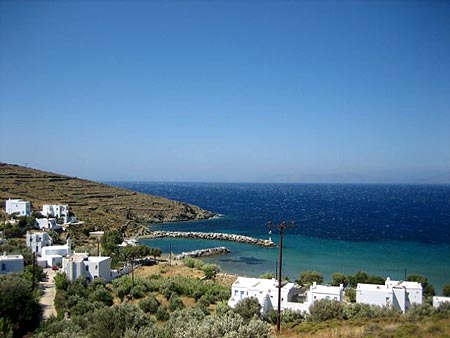 Agios Romanos - lugnt och vackert. Tinos.