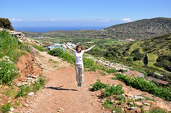 Vandra på Amorgos.