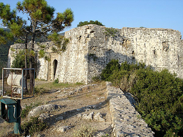 Ali Pashas fästning 3 kilometer norr om Parga.