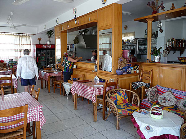 Taverna Kastro i Megalo Chorio på Tilos.