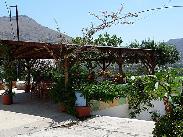 Taverna Kastro i Megalo Chorio på Tilos.