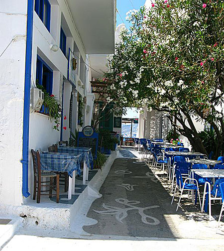Taverna Egiali. Amorgos.