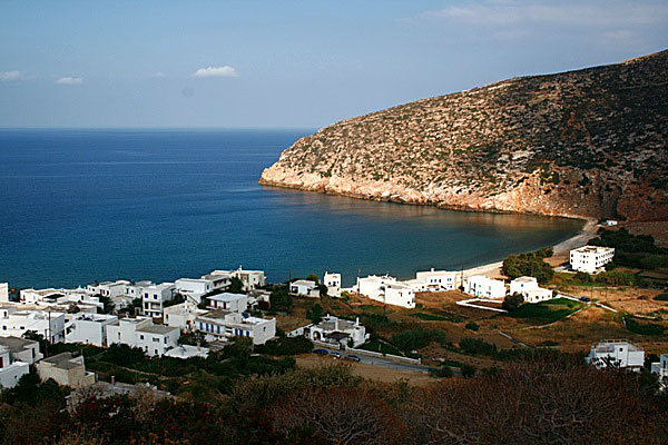Vy över Apollonia. Naxos.