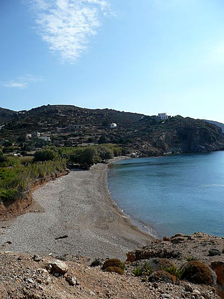 Öde stränder överallt på Patmos.