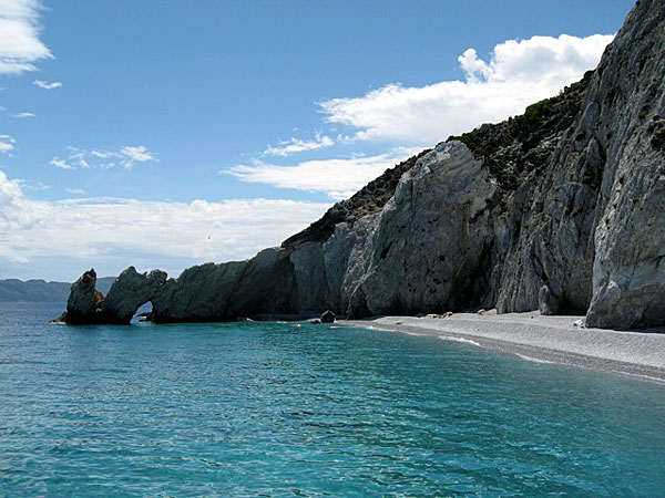 Lalaria beach - Skiathos runt med båt.