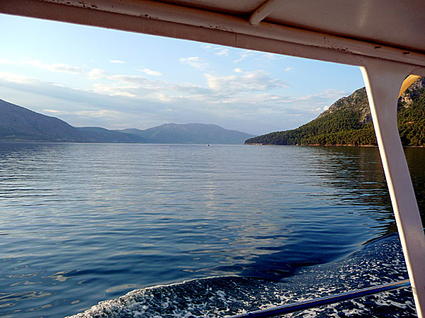 Ett grekiskt fjordlandskap. Kalamos.