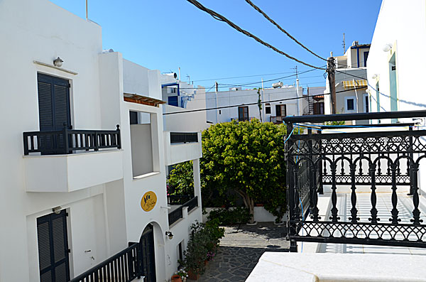 Hotel Iliovasilema på Naxos.
