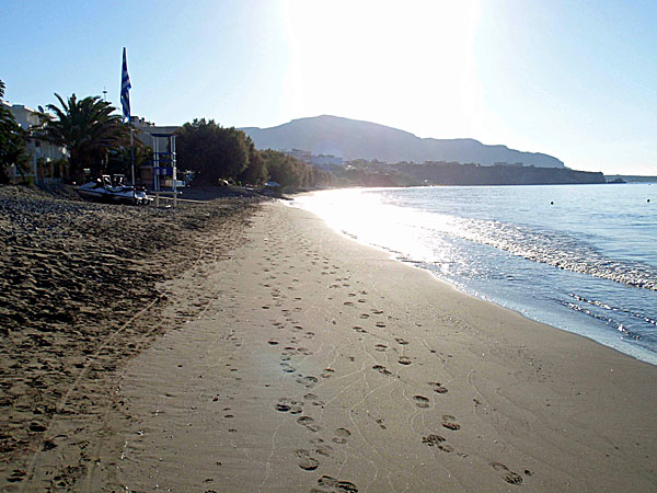 Stranden i Makrigialos.
