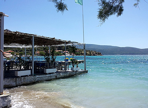 Restaurang Posidonio på Samos.