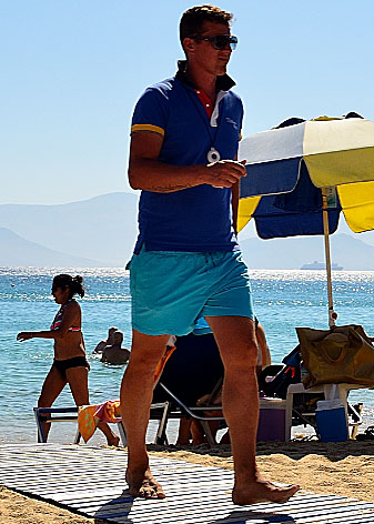 Michael Schumacher i Grekland.