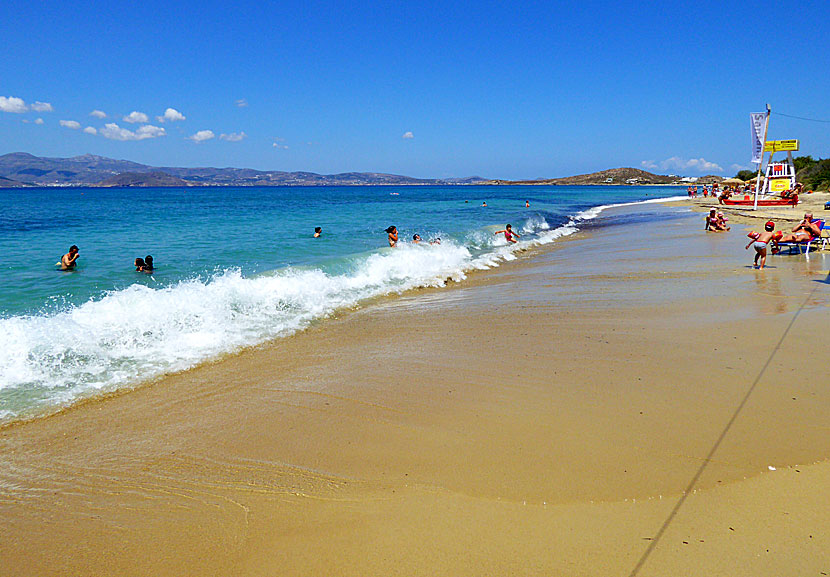 Agia Anna beach på Naxos.